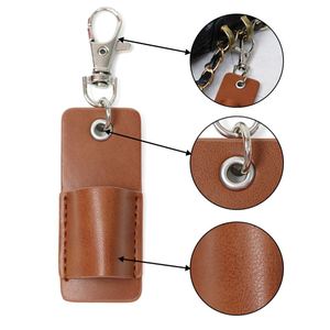 Custompu Leather Cover Hanging Portable <b>Pen</b> Holder <b>Lanyard</b> Lightweight Space Saving Organize Storage Anti-Lost <b>for</b> Student - Product Image 4