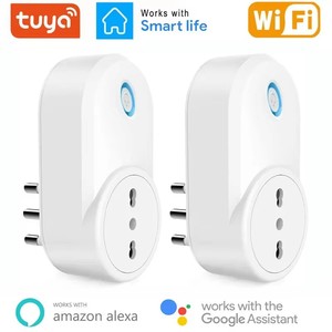 <span class=keywords><strong>Enchufe</strong></span> Inteligente WiFi 16A para Chile e Italia, <span class=keywords><strong>Enchufe</strong></span> Inalámbrico Compatible con Alexa, Google Home Assistant y la Aplicación Tuya SmartLife - Product Image 1