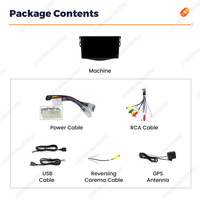 Lecteur multimédia automobile Android Auto MEKEDE, autoradio FM avec écran tactile IPS, 4 cœurs, 2+32 Go pour Toyota RAV4 2007-2011