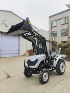 Mesin bergerak earthloader pertanian kualitas tinggi traktor bulldoser tugas berat dengan pemuat ujung depan - Product Image 6