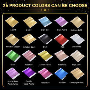 Hochwertige 14*14cm Home Decoration Taiwan Imitation Goldblatt Blatt zum Verkauf - Product Image 3