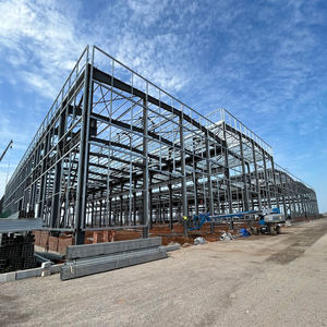 Fabrika düşük fiyat 27.5M x 10.5M x 5.0M prefabrik çelik yapı depo inşaatı atölye - Product Image 2