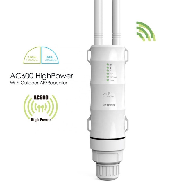 Brand New Product WAVLINK WN570HA1 Weatherproof 2.4+5GHz 600Mbps Outdoor WiFi Range Router Extender