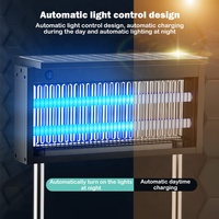 Lampe anti-moustique à énergie solaire, étanche pour l'extérieur, jardin de cour, lampe anti-mouches et anti-moustiques pour la maison