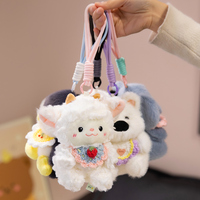 Porte-clés en peluche personnalisé de haute qualité, porte-clés en peluche mignon de haute qualité