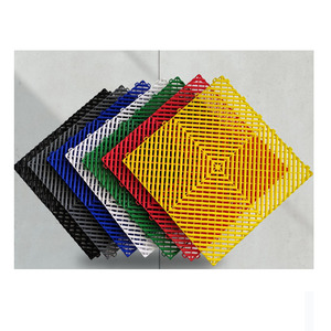 Dalles emboîtables antidérapantes modernes en PP pour garages mécaniques intérieurs – Revêtement de sol résistant à l'huile et aux acides - Product Image 5