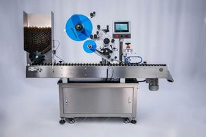 Horizontale Tube Klebe etikett ier maschine Mark Pen Labeller Bluttest röhrchen Ampulle Fläschchen Kegel Flaschen etikett Applikator Maschine - Product Image 6