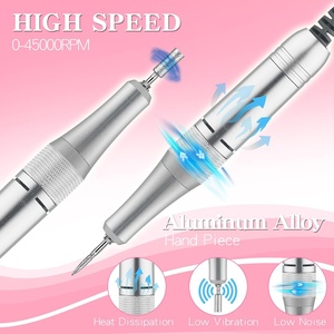 Taladro Eléctrico Profesional para Uñas, 45000 RPM, Inalámbrico, Batería de Litio-Ion, 6 Brocas, Pantalla <span class=keywords><strong>Digital</strong></span>, para Uñas Acrílicas - Product Image 2