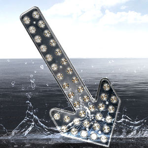 12V 24V LED intermitente <span class=keywords><strong>señal</strong></span> <span class=keywords><strong>de</strong></span> giro <span class=keywords><strong>de</strong></span> tráfico <span class=keywords><strong>flecha</strong></span> luz <span class=keywords><strong>de</strong></span> advertencia construcción camión <span class=keywords><strong>de</strong></span> remolque <span class=keywords><strong>flecha</strong></span> <span class=keywords><strong>direccional</strong></span> hecho PC seguridad vial - Product Image 2