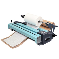 Distributeur de papier alvéolé électrique avec coupeur externe, machine d'emballage en carton ondulé Kraft, équipement d'emballage en rouleau de 500 mm