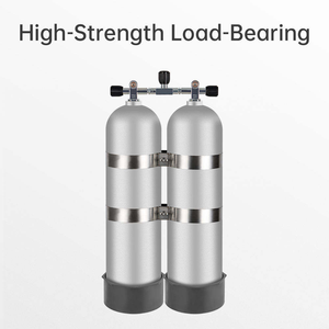316 Stainless‑Steel Diving Double Tank Bands, Scuba Cylinder Mounting <b>Clamp</b> <b>Strap</b> For Twin Air Tank Backplate Bracket - Product Image 5