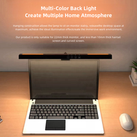Ordinateur pc moniteur écran suspendu lecture barre lumineuse arrière rvb lumière lampe contrôle tactile long moniteur bureau lumière led avec clip