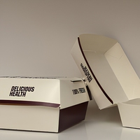 Boîte à hamburger en papier kraft biodégradable, écologique, résistante à la graisse, en matériaux recyclés, adaptée au micro-ondes, jetable