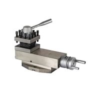 Support d'outils à changement rapide durable, assemblage réglable avec glissière composée pour mini tour d'établi, accessoires et pièces