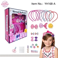 Kit de fabrication de bandeaux pour filles très vendu, ensemble d'accessoires pour cheveux DIY, créez vos propres bandeaux tendance pour enfants