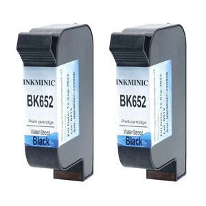 ตลับหมึกพิมพ์สีดำชนิดน้ำ BK652 พร้อมชิป สำหรับเครื่องพิมพ์ Domino GX30i G230i G35i G20i Gx150i TIJ ขายดี - Product Image 3