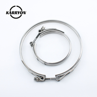 Nouvelle pince de serrage en V 3595763 pour boîtier de turbine de turbocompresseur, compatible avec le kit de réparation de turbocompresseur Cummins Holset