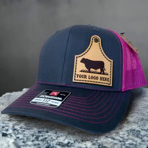 Gorra de Béisbol con Parche de Cuero Bordado Personalizado, Gorras Trucker Bordadas Richardson 112 - Product Image 6