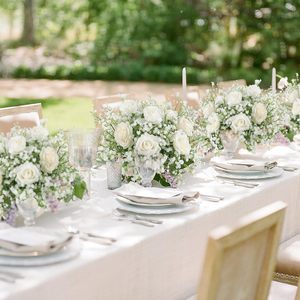 Fiori Artificiali di Gypsophila, Bouquet Finti di Gypsophila in Grandi Quantità per Matrimoni, Feste, Decorazioni Floreali per la Casa - Product Image 4
