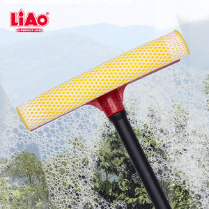 Squeegee per Finestre LiAo a Doppia Faccia con Manico in Plastica Nera per Pulizia di Porte in Vetro e <span class=keywords><strong>Auto</strong></span> - Product Image 3
