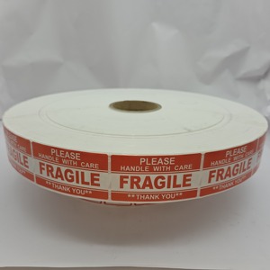 Printing Factory Wholesale Fragile Sticker Roll - Product Image 2