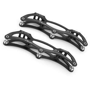 Chaussures de patinage à roulettes professionnelles OEM en alliage d'aluminium réglables pour la course, à 3 roues, avec cadre long pour roues de 90/100/110 mm - Product Image 1