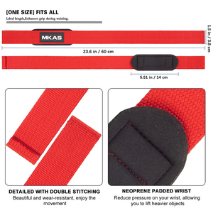 Correas de Gimnasio LADYGLOW para Deportes y Fitness, para Hombres y Mujeres, para Fisicoculturismo, Levantamiento de Pesas, Correas de Muñeca - Product Image 3