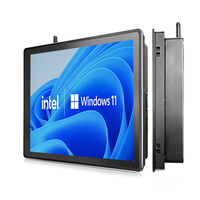 Nuevo Monitor Industrial con Pantalla Táctil LCD IPS Capacitiva de 19 Pulgadas, DVI, Tipo-C, USB, RS232, Serial, 1920x1080, 16:10, Compatible con Windows y Linux