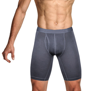 <span class=keywords><strong>Boxer</strong></span> da uomo con Logo personalizzato a <span class=keywords><strong>gamba</strong></span> <span class=keywords><strong>lunga</strong></span> nuova biancheria intima per sport in palestra - Product Image 4