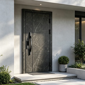 Portes de sécurité extérieures antivol en acier inoxydable de style moderne pour usage résidentiel et commercial - Product Image 5