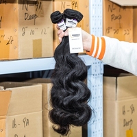 Vente en gros de mèches de cheveux humains naturels de qualité 10A, fournisseurs de cheveux humains bruts, cuticules alignées, extensions de cheveux humains, vague d'eau, cheveux vierges brésiliens