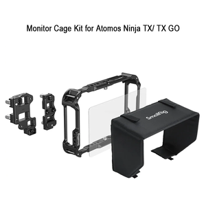 Jaula para Monitor SmallRig <span class=keywords><strong>Ninja</strong></span> TX para <span class=keywords><strong>Atomos</strong></span> <span class=keywords><strong>Ninja</strong></span> TX con Abrazadera para Cable, Riel NATO, Orificios para Correas, Monitoreo Exterior Mejorado 5708 - Product Image 2