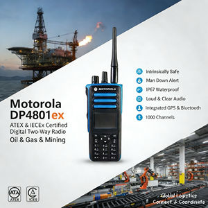 Рация Motorola Xir P8668Ex с сертификацией ATEX |   Искробезопасная портативная цифровая рация УВЧ/ОВЧ для нефтегазовой отрасли - Product Image 1