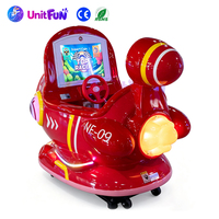 Machine de jeu d'arcade populaire pour enfants, à monnayeur, avec design d'avion, pour centre de jeux d'arcade