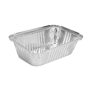 Conteneur alimentaire en <span class=keywords><strong>aluminium</strong></span> R45L 940 ml, bol à emporter avec couvercle en carton, plateau jetable en <span class=keywords><strong>aluminium</strong></span> pour four à <span class=keywords><strong>micro</strong></span>-ondes, plat à emporter REC20135I - Product Image 1