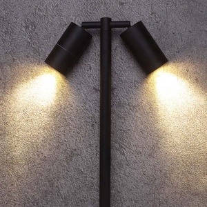 <span class=keywords><strong>Exterior</strong></span> IP65 impermeable ajustable doble cabeza foco noche luces <span class=keywords><strong>enchufe</strong></span> en jardín accesorio de iluminación - Product Image 1