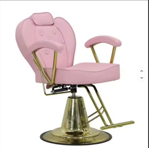 New Design Cream Color Hot Sale Modern Barber Salon Styling Chair Hairdressing Chair Saloon Chairs for Beauty Salon - Product Image 2