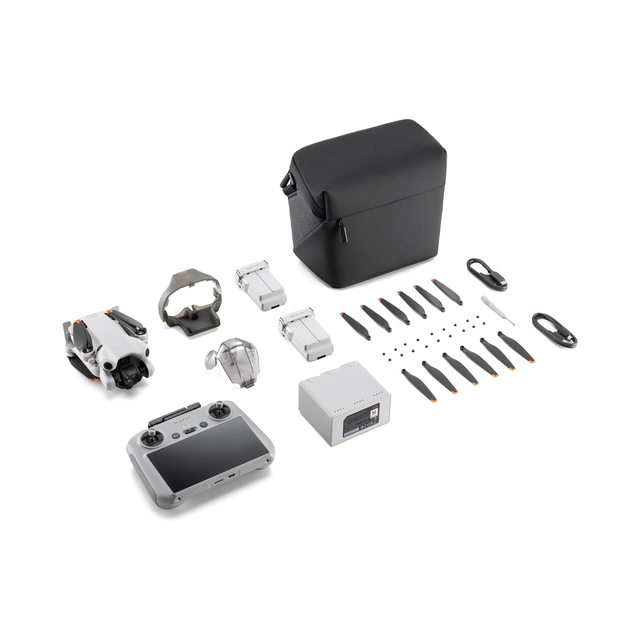 Mini 4 Pro Fly More Combo (RC2) Drone with 3 Batteries Drone 1/1.3" CMOS Sensor and O4 Video Transmission VS Mini 3 Pro Drone