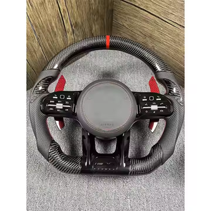 Volant en Fiber de carbone pour mercedes-benz <span class=keywords><strong>Amg</strong></span> W204 W205 W167 W213 W222 W207 W212 volant de voiture - Product Image 5