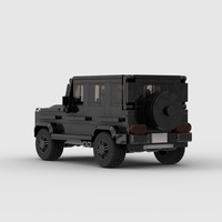 Blocs de construction MOC créatifs pour la maison – Voiture de course G63 classique, sportive 8 grilles – Bestseller transfrontalier en briques ABS plastiques