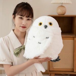 Xinhui Chất lượng cao sang trọng Woodland động vật lớn <span class=keywords><strong>Barn</strong></span> Owl thực tế mềm đồ chơi búp bê sang trọng Đồ chơi nghiêng đầu ma thuật cú búp bê sang trọng - Product Image 4