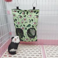 Mangeoire de stockage de distributeur de foin de lapin suspendu pour lapins cochons d'inde Hamsters Chinchillas bols pour animaux de compagnie et sac de mangeoires
