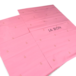Rosa al por mayor/a granel/<span class=keywords><strong>barato</strong></span>/Logotipo personalizado impreso adhesivo de sellado de ropa/ropa envío <span class=keywords><strong>sobre</strong></span> para venta - Product Image 3