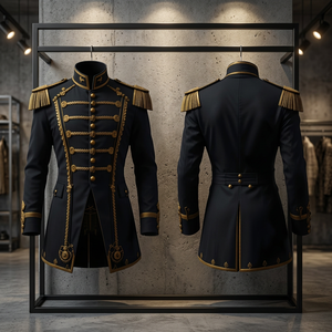 Servicio OEM al por Mayor, Chaqueta de Húsar Francés para Desfiles y Regimientos, Chaqueta de Lana Personalizada Transpirable de Alta Calidad para Hombres Adultos - Product Image 3