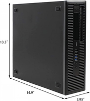 PC Desktop Barebone SFF ProDesk 600 G1 Generasi ke-4, Bersih Tanpa Goresan, Grade A, Teruji Fungsional dan Beroperasi