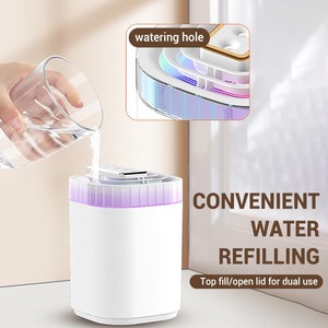 Humidificateur en plastique créatif de grande capacité 3L, nouveau, silencieux, USB, pour la maison, la chambre, le dortoir, l'hôtel, diffuseur d'arômes - Product Image 5