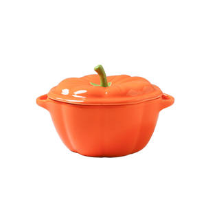 Tazón <span class=keywords><strong>de</strong></span> Cerámica con Forma <span class=keywords><strong>de</strong></span> Calabaza para <span class=keywords><strong>Sopa</strong></span> <span class=keywords><strong>de</strong></span> <span class=keywords><strong>Huevo</strong></span> al Vapor/Arroz, con Tapa, Apto para Microondas, Diseño Japonés Minimalista para Niños - Product Image 6