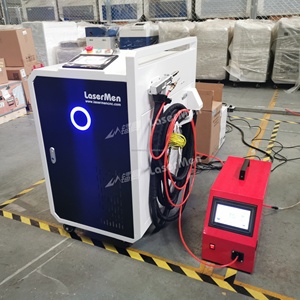 LaserMen soldadura láser refrigerada por agua 4 en 1 1500W 2000W alimentador de alambre doble máquina de soldadura láser soldador láser para Metal - Product Image 3