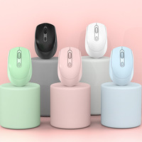 Ratón Inalámbrico 2.4G y Bluetooth de Modo Dual, Estilo RGB, Interfaz USB, Silencioso y Recargable, Compatible con Apple Mac y Computadoras de Oficina