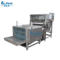 Plumeuse automatique portable personnalisée pour poulets et canards avec moteur en acier inoxydable 304 pour abattoir de volailles